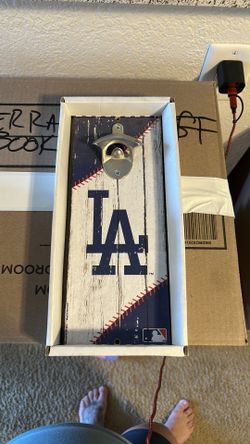 Dodgers wall hanging bottle opener