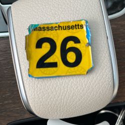 26 Reg Sticker Ma