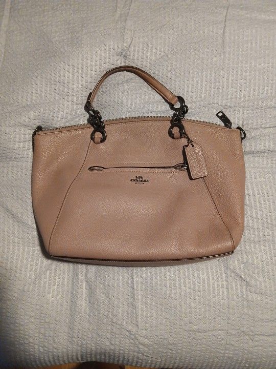 Coach Pink Satchel Purse