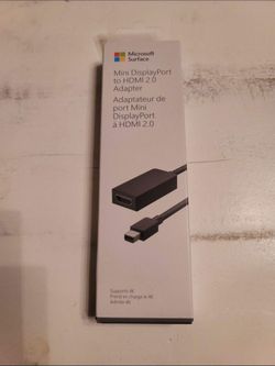 Microsoft Surface Mini Display Port To HDMI 2.0 Adapter