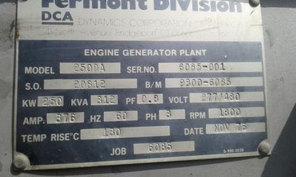 Engine generator