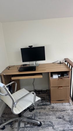 Brand New Desk w/ storage and power outlet