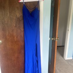 Royal Blue formal Long Dress, Size 2