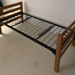 Wood Twin Bunkbeds Set 