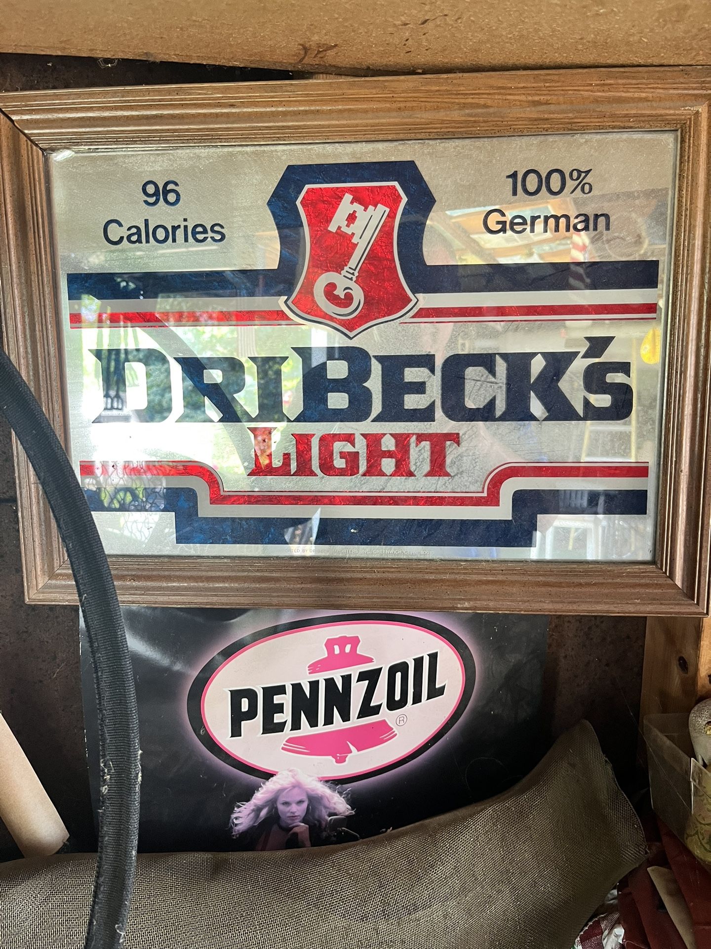 Dribecks Light Beer Sign
