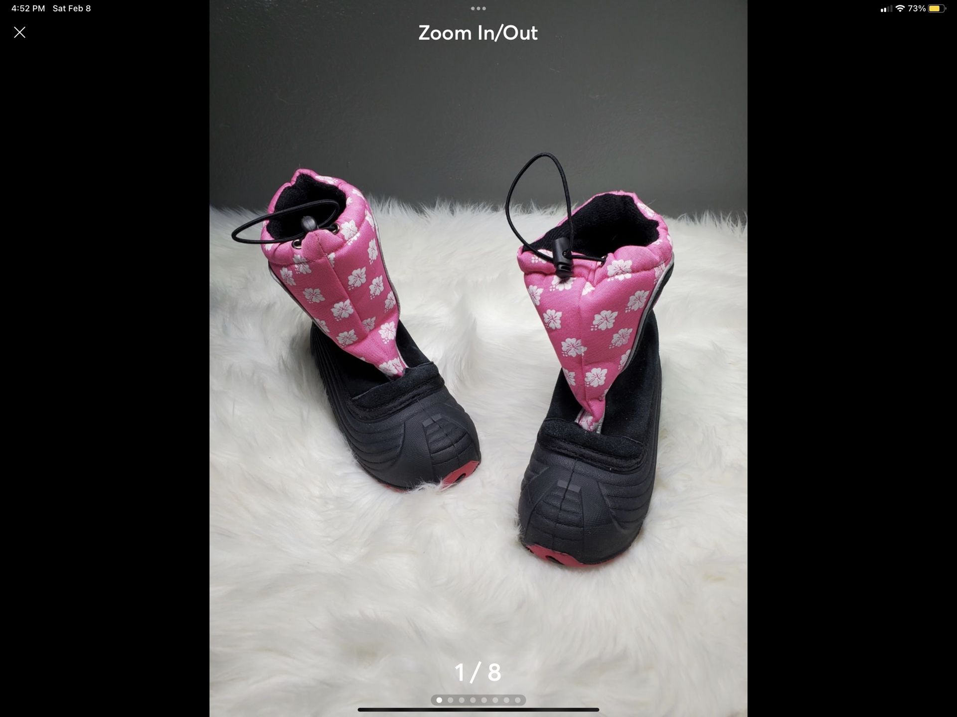 Girls Snow Boots Size 2