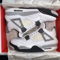 white Cement Jordan 4s 2016 