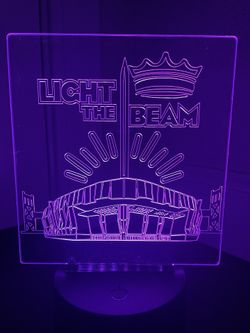 Light the Beam Sacramento Kings Acrylic Sign with LED Base