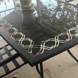 Patio table