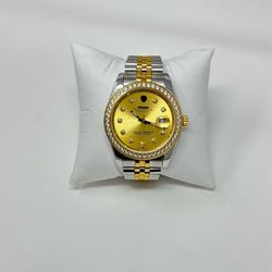 Luxury Gold Silver Watch 41 MM