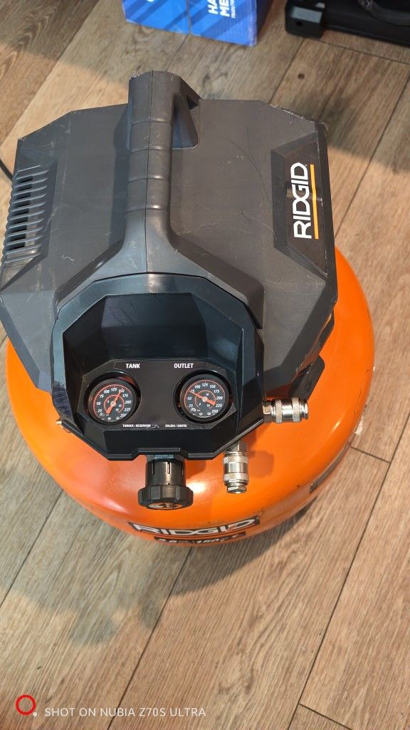 Ridgid 6 Gallon 150 Psi Compressor Working Excellent 