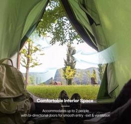 Camping Tent, Waterproof Easy Setup Dome Tent Double Layer Lightweight Backpacking Tent for Hiking Travel