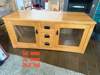 Brentwood Furniture, Inc. Solid Oak Tv Stand