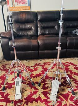 Yamaha & Gibralter Hi Hat Stands Drums