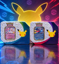 Pokémon 30th Anniversary Sylveon ex & Greninja ex Tins