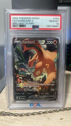 Charizard V Alt Art | Brilliant Stars | PSA 10