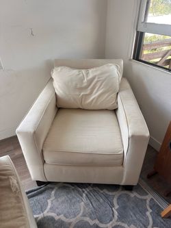 Pottery Barn Couch and Chair