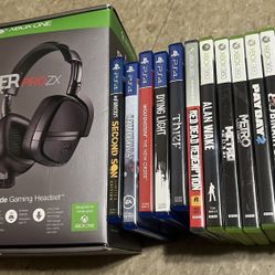 Xbox 360 Sony PlayStation 4 Video Game Lot Bundle 