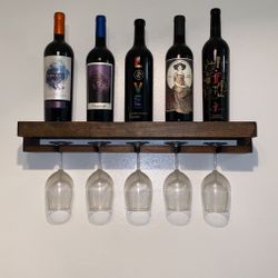 Wall Mounted Wine Rack