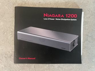 Niagara 1200 w/ Linear Noise-Dissipation & Non-Sacrificial Surge Protection
