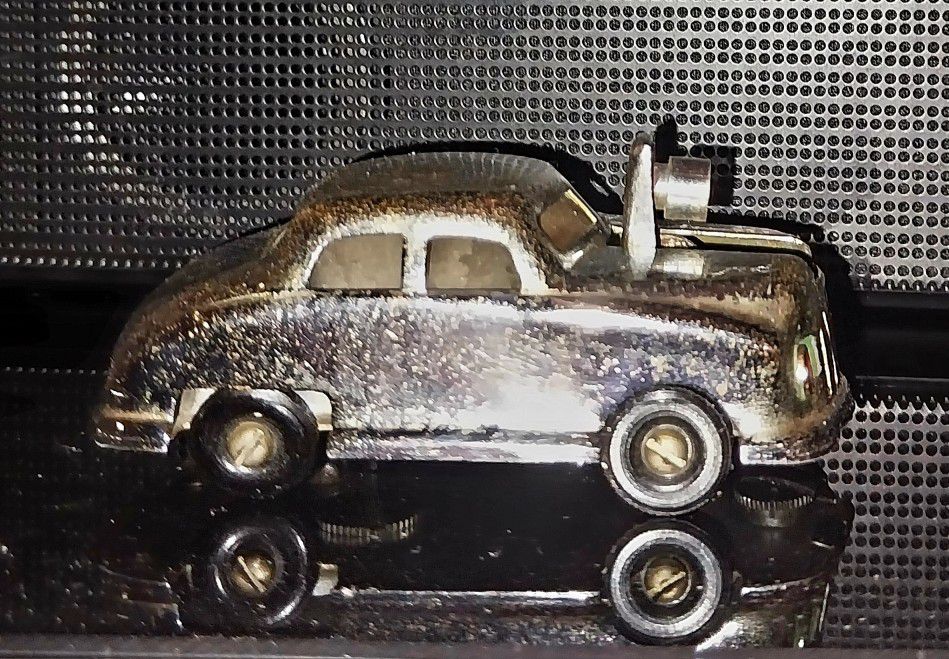 Antique 1940s Chrome Lucky Car Lighter
