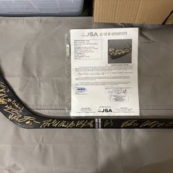 2017-18 golden knights inaugural team signed hockey stick !!!! Rare !! $3000