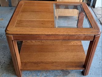 Oak coffee table