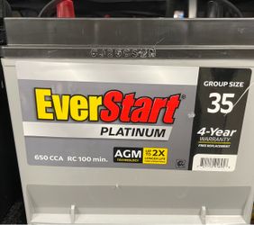 EverStart Platinum AGM Car Battery Size 35