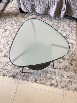 Glass Side Table / Nightstand