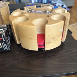 Poker Chips And Holder And Bar Lite