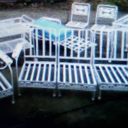 Patio Furniture/Wrought Iron / Poolside Furniture  1940's