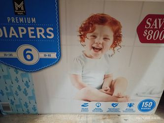 Size 6 Members Mark Diapers