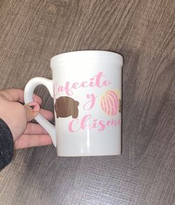 Custom Coffee Cup “cafecito Y Chisme”
