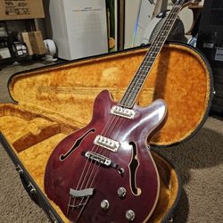 1966 Vox Cougar Bass Electric Acoustic Bass 