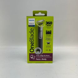 New Philips OneBlade 360 Face Body Electric Trimmer QP2834/70