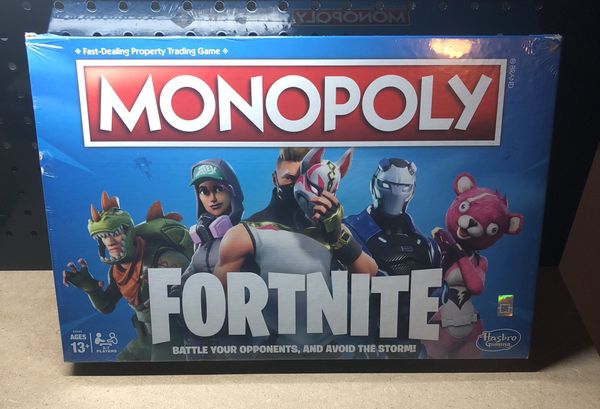 monopoly fortnite brand new and sealed - fortnite monopoly characters
