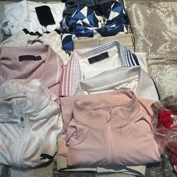 Women’s Size small Lot Of Clothing 10 Tops 1 Bikini Top 1 Pair Shorts & Dress