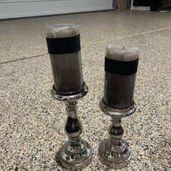 Silver candle Holder 