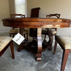 Solid Wood Dining Room Table
