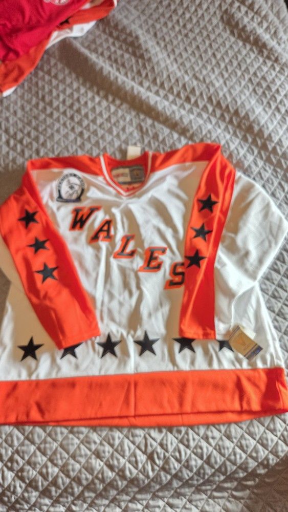 Wales All Star Jersey Mens XL White NHL Hockey Vintage CCM