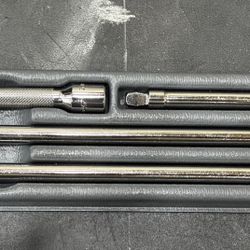 Six Piece Wobble Extension Set 1/4 Drive