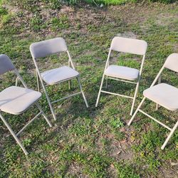 4 Costco Upholstered Padded Folding Chair: