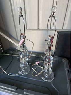 Glass lamps located in Ontario