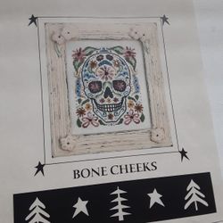 Dia De Los Muertos Day Of The Dead Sugar Skull Cross Stitch Pattern DIY Halloween Decor 