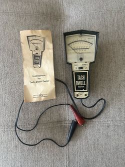 Dixson Inc. Tach Dwell Tester w/Instruction. Good Condition.