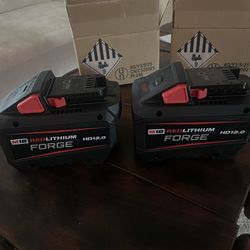 Milwaukee M18 18V Lithium-lon REDLITHIUM FORGE HD 12.0 Ah Ba...