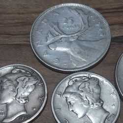 3.10oz Silver Content-1g .999 Silver & Silver coins assorted