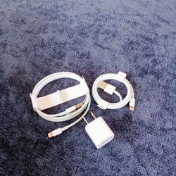 Apple USB Charger & USB Lightning Cable NEW