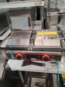 Winco Double Commercial Panini Grill Press