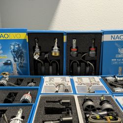 Premium Led Headlights Fog Light And Turn Signal Brake Bulbs 